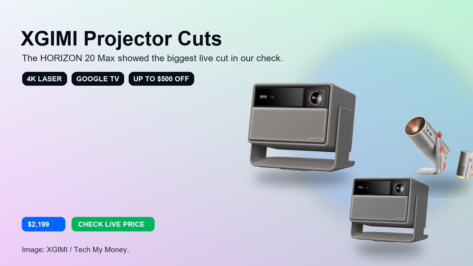 XGIMI projector deals still live after Prime Day in a live price check