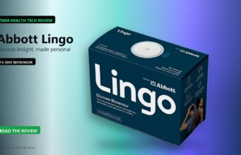 Abbott Lingo review: Why glucose insight matters to me Abbott Lingo review graphic featuring the 14-day glucose biosensor retail box
