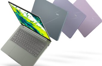 Acer Go Air Hits China as the Swift Air 14 Twin Acer Go Air four-color Swift Air 14 family lineup in sage, blue, pink, and purple