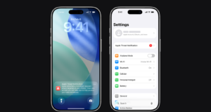 Apple Threat Notification banners on iPhone screens warning of a mercenary spyware attack