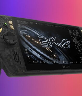 ASUS ROG XBOX Ally X20: The 20th Anniversary Handheld Lands at $1,300 ASUS ROG XBOX Ally X20 translucent black handheld with gold accents on a violet, pink and gold editorial background