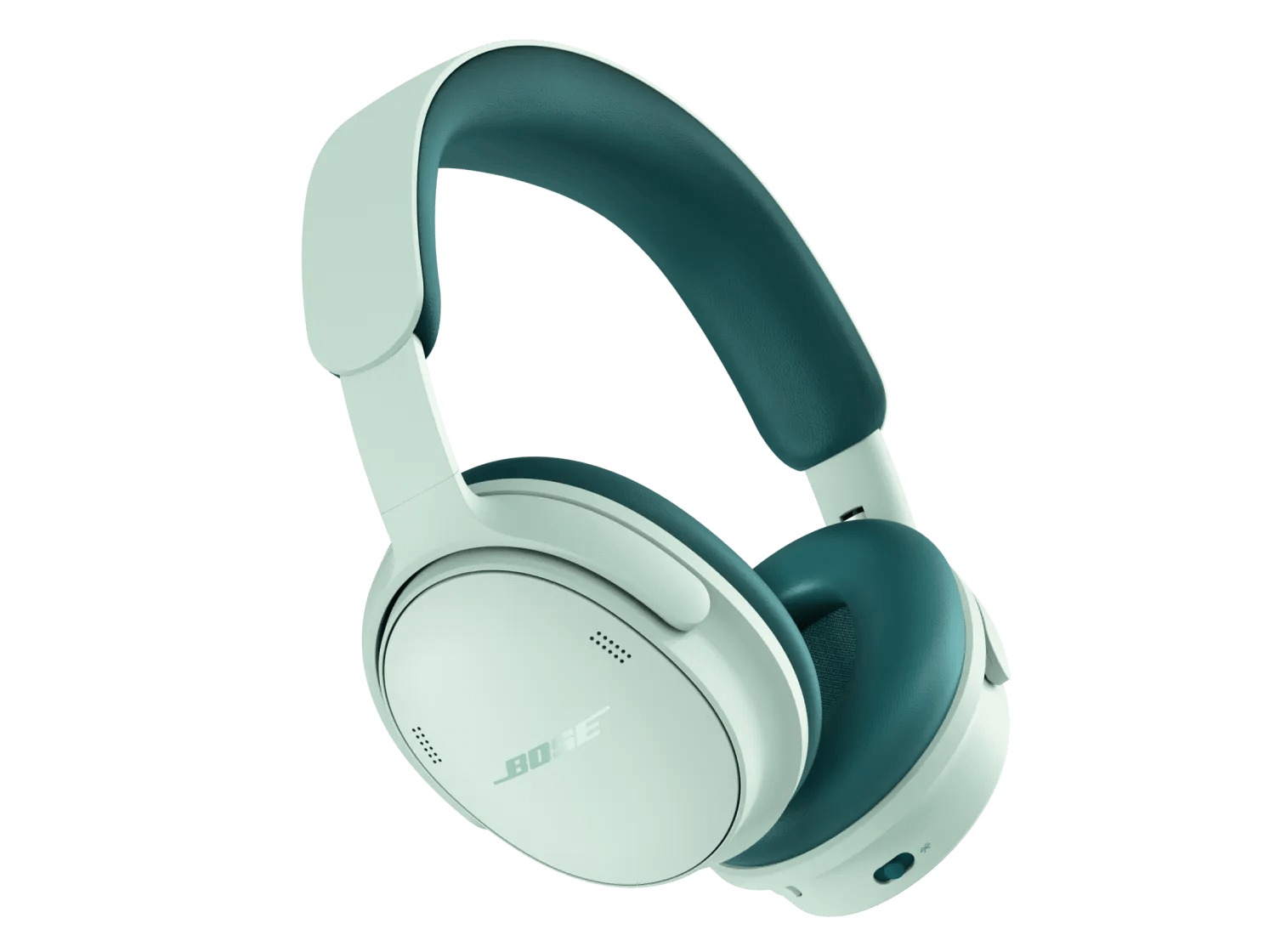 Bose QuietComfort Headphones 2nd Gen in Dewdrop Mint limited-edition colorway product studio shot
