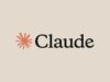 Claude wordmark on a beige Anthropic background