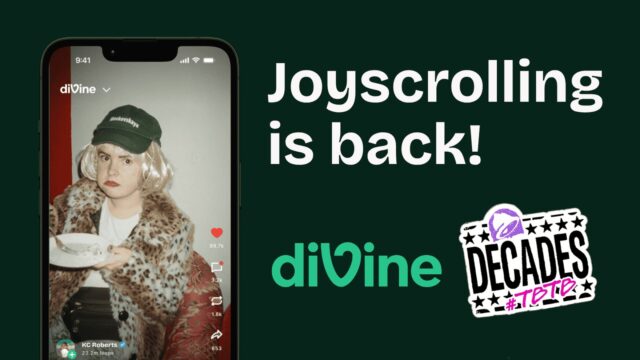 divine-taco-bell-featured Divine app and Taco Bell public launch graphic