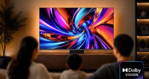 Dolby Vision 2 branding with Hisense television branding for the 2026 availability launch