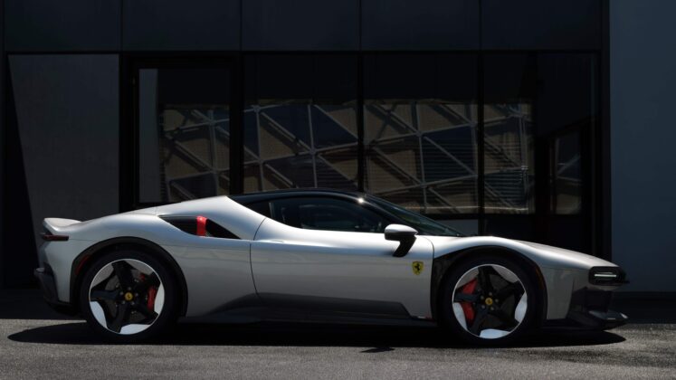 Official side profile of the Ferrari CZ26 one-off