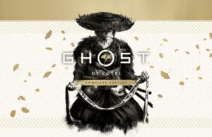 Ghost of Yotei Complete Edition Lands October 1 With a New Story Arc Official Ghost of Yotei Complete Edition key art of Atsu holding a cloth and mask