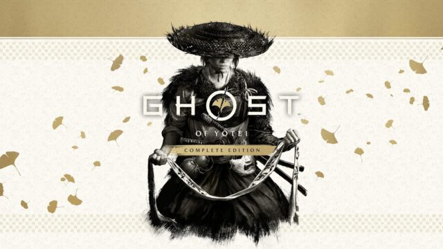 ghost-of-yotei-complete-edition Official Ghost of Yotei Complete Edition key art of Atsu holding a cloth and mask