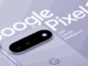 Google Pixel 11 in lavender with camera bar and Google Pixel 11 wordmark