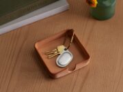 Google Pixel Tag on a keychain in a small trinket box