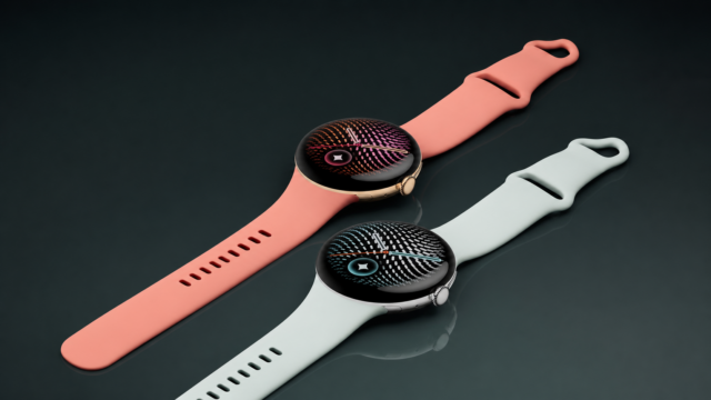 google-pixel-watch-5-editorial-hero Google Pixel Watch 5 in two finishes with active bands
