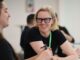 Meta Donates 15,000 Ray-Ban Meta Glasses in Ireland Hilary from Vision Ireland wearing Ray-Ban Meta glasses during a training session