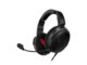 HyperX Cloud Alpha Air open-back gaming headset with detachable boom mic on white background