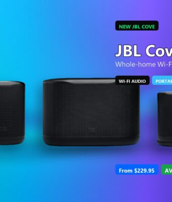 JBL Cove Wi-Fi Speakers Take Aim at Sonos JBL Cove Wi-Fi speakers M1, P1 and X1 whole-home audio system