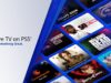 Official Live TV on PS5 key art showing channel tiles for Crunchyroll, The Walking Dead, and more