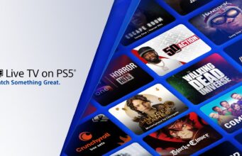 Live TV on PS5 Adds 100 Free Channels in the US Official Live TV on PS5 key art showing channel tiles for Crunchyroll, The Walking Dead, and more