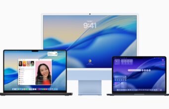 macOS Tahoe 26.7 RC lists unreleased Apple products Official macOS Tahoe hero on a MacBook