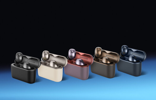 Sennheiser MOMENTUM True Wireless 5 in Graphite, Cream, Copper, Denim and Lavender