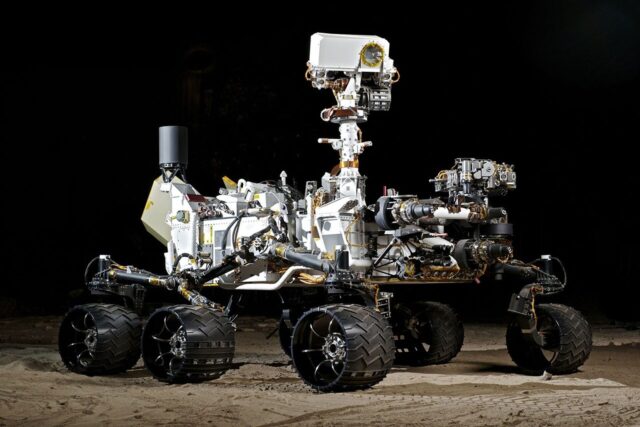 nasa-promise-vstb-curiosity-testbed-pia15876 NASA PROMISE rover concept hardware: Curiosity-class Vehicle System Test Bed engineering model