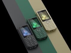 Nokia 300 Charge Turns a Feature Phone Into a 10W Power Bank Nokia 300 Charge feature phones in black, green and sandstone on an official HMD graphic