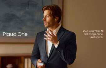 Plaud One earbuds: $249.99 wearable that records without a phone Plaud One earbud worn by a speaker during a meeting