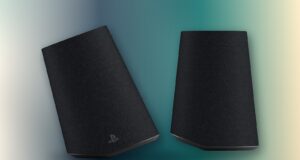 PlayStation Pulse Elevate wireless speakers in Midnight Black