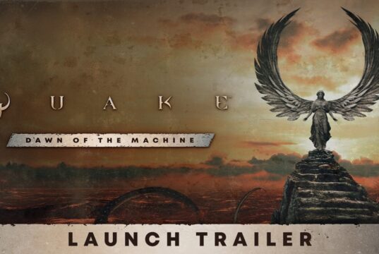 Quake Dawn of the Machine free 30th anniversary episode official trailer still from Bethesda Softworks