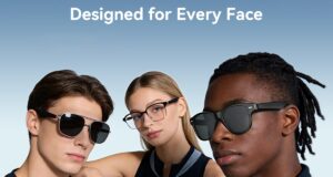 Rogbid VisionW smart glasses: $70, 39-day battery claim Rogbid VisionW smart glasses worn in three interchangeable frame styles