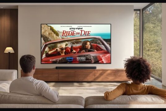 Samsung 2026 TV with HDR10+ Advanced and Prime Video branding