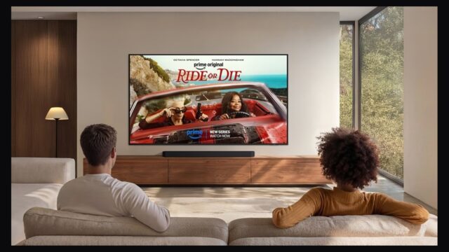 Samsung 2026 TV with HDR10+ Advanced and Prime Video branding