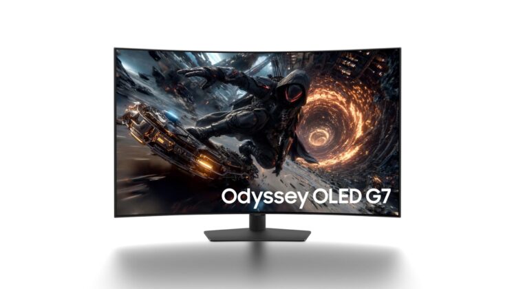 Samsung Odyssey OLED G7 42-inch curved gaming monitor from the 2027 Odyssey lineup.