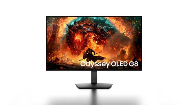 Samsung Odyssey OLED G8 32-inch gaming monitor from the 2027 Odyssey lineup.