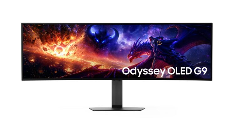 Samsung Odyssey OLED G9 49-inch ultrawide gaming monitor from the 2027 Odyssey lineup.