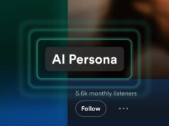 Spotify AI Persona badge announcement hero graphic