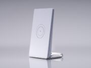 Starlink Router Mini standing on a metal kickstand