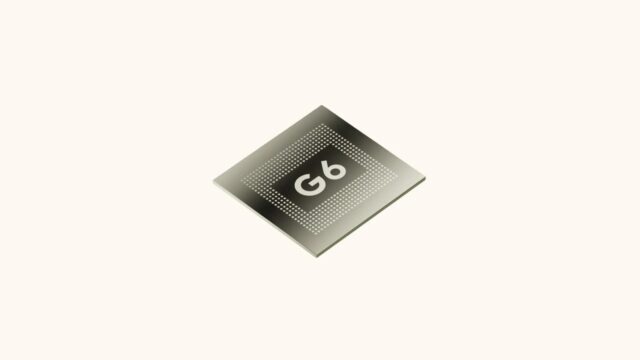 Tensor G6 chip from Google's Pixel 11 announcement