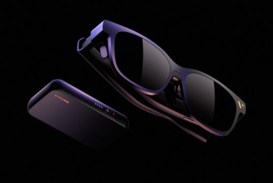 VITURE Pro 2 XR smartglasses and Mobile Dock Mini product photo