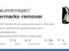 Official GitHub social card for guillaumemeyer/watermarks-remover