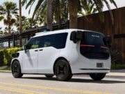 Waymo Ojai autonomous van, newly cleared for fared California robotaxi service