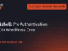 wp2shell WordPress Core vulnerability research artwork