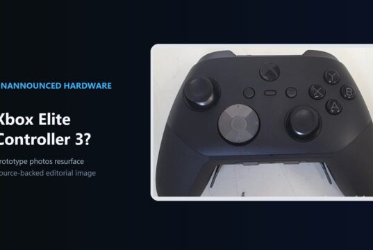 Xbox Elite Controller 3 prototype shown in a source-backed editorial frame