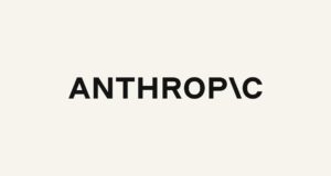 Official Anthropic wordmark on a cream background