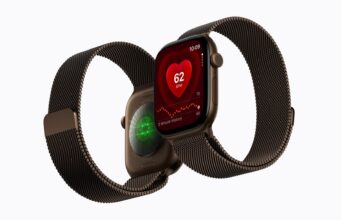 Apple Watch Series 12 Adds Live Rewind, Siri Recap and a Ceramic Case Two Apple Watch Series 12 models side by side showing the new watch faces