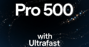 ChatGPT Pro 500 adds Ultrafast as Pro 200 allowance changes OpenAI ChatGPT Pro 500 graphic with Ultrafast lettering over a starfield