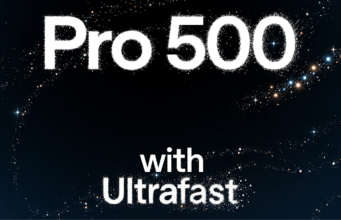 ChatGPT Pro 500 adds Ultrafast as Pro 200 allowance changes OpenAI ChatGPT Pro 500 graphic with Ultrafast lettering over a starfield