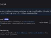 Discord age groups start rolling out this week Discord Account Status screen showing an unconfirmed Age Group row with a Confirm Age button