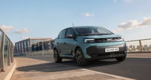 New Dacia Spring EV in Dacia's official second-generation launch image.