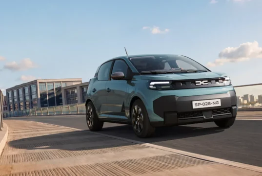 New Dacia Spring EV in Dacia's official second-generation launch image.