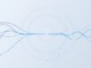 Meta Muse Voice Transcribe Streams Speech With 20+ Speakers and 25 Languages Abstract blue waveform artwork from Meta's Muse Voice Transcribe launch page.