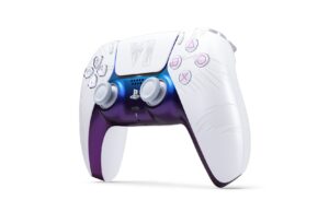 Sony’s GTA 6 DualSense Controllers: Pre-Orders Open September 10 White Grand Theft Auto VI limited-edition DualSense controller with pink buttons and iridescent blue center.